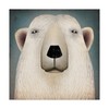 Trademark Fine Art Ryan Fowler 'Polar Bear Wow' Canvas Art, 14x14 WAP06254-C1414GG